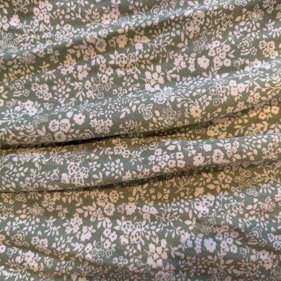 Maternity Knit Maxi Dress, Light Green, Floral Print - Picture 7 of 7